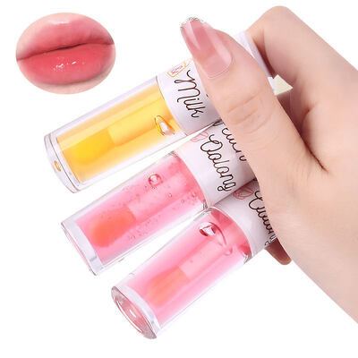 Good price Moisturizing Lip Oil Peach Flavor Honey Plumper Lips Clear Gloss Oil online
